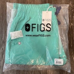 FIGS Women’s Surgical Green High Waisted Scrub Pants XS Petite